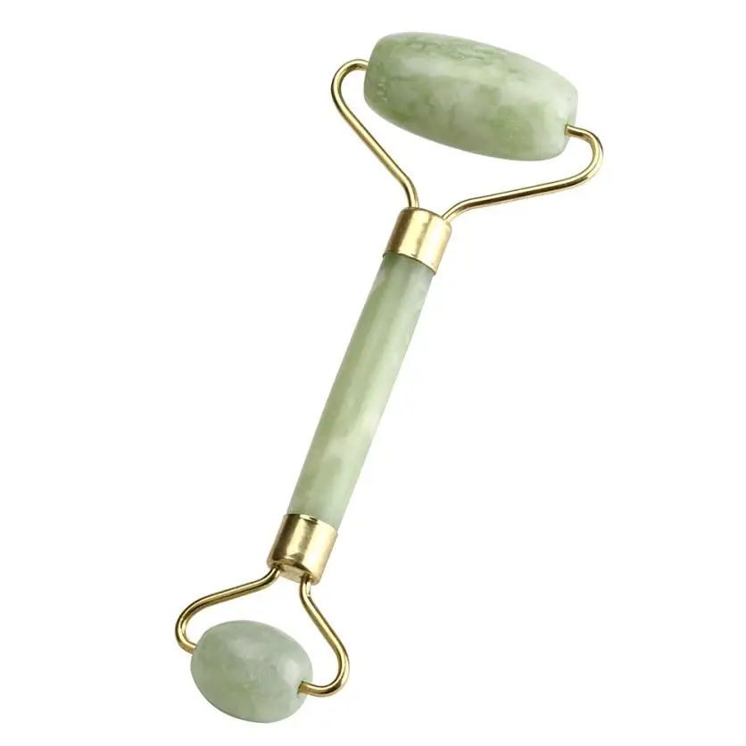 

1PCS Natural Facial Beauty Massage Tool Jade Roller Face Thin massager Relaxation Tool Drop ship face massager jade roller 1.24