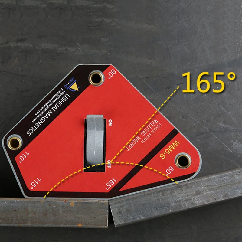 Одиночный переключатель мульти-угол Магнитный сварочный держатель/сильный вкл/выкл неодимовый магнит сварочный зажим WM5-S