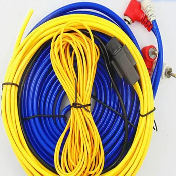 

Subwoofer Speaker 4m length 60W Car Audio Wire Wiring Amplifier Installation Wires Cables Kit Professional