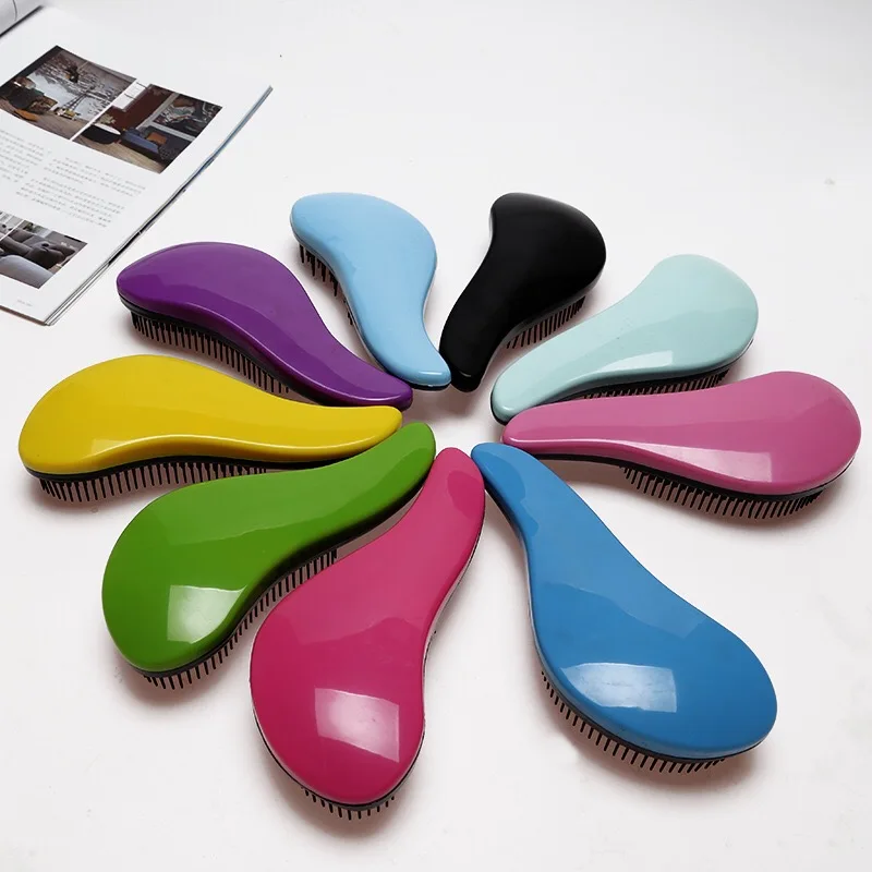 

Magic Handle Tangle Detangling Comb Shower Hair Brush detangler Salon Styling Tamer exquite cute useful Tool Hot hairbrush