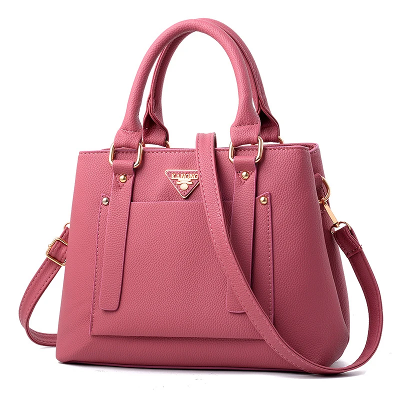 

High Quality PU Leather Women Messenger Bag Big Shoulder Bag Large Capacity Totes Famous Brand Bolsa Feminina Fashion New