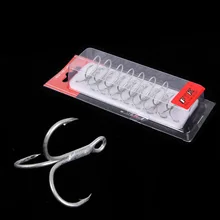 FTK рыболовный крючок Baitholder муха завязывание тройной крючок бас острый колючий крючок Приманка держатель набор соленой воды 10 шт./партия игла рыболовный крючок 709