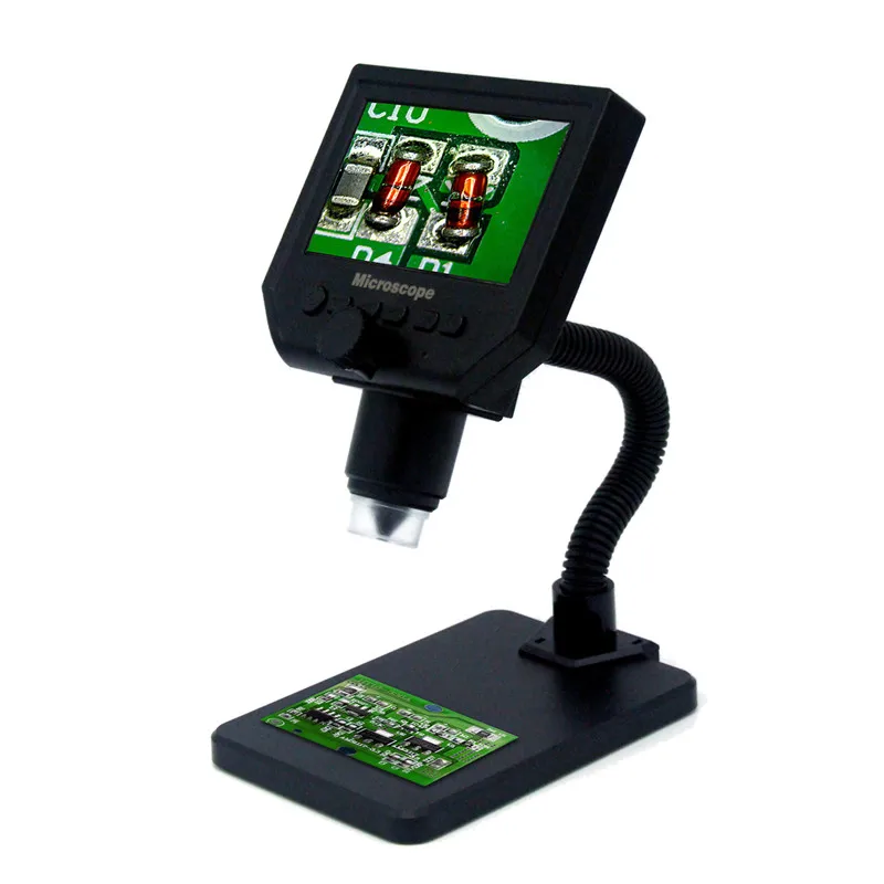 

600X 3.6MP 8LED G600 Portable Electronic Digital Microscope Continuous Magnifier 4.3" HD LCD Display Endoscope Magnifying Camera
