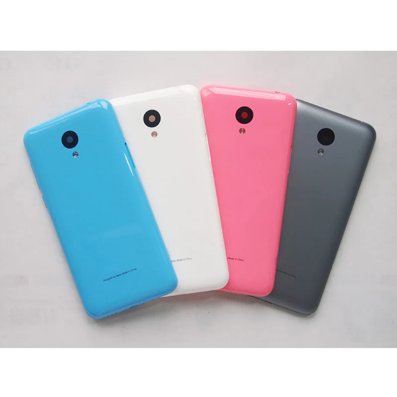 

BaanSam New Battery Back Cover For MEIZU M2 Mini 5 Inch Housing Case With Camera Lens + Power Volume Buttons