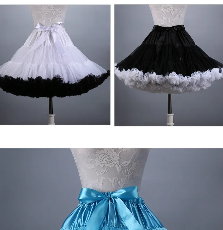 Новая короткая Тюлевая юбка для взрослых красочная юбка-пачка кринолин Jupon Saia для женщин