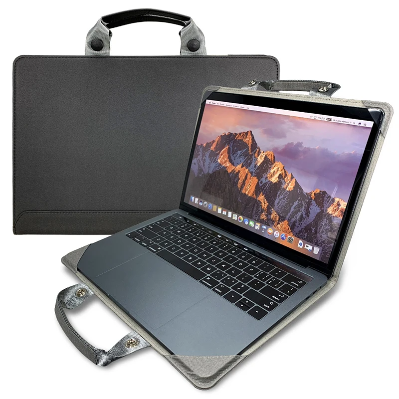 2019 New Laptop Case sleeve For Apple MacBook Pro Air Retina 13 15 laptop bag Multifunction Genuine Leather PU Notebook case (6)