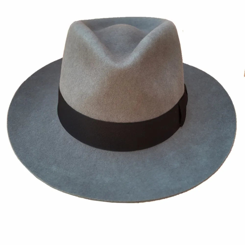 Grey Gray Fedora Gentleman Godfather 