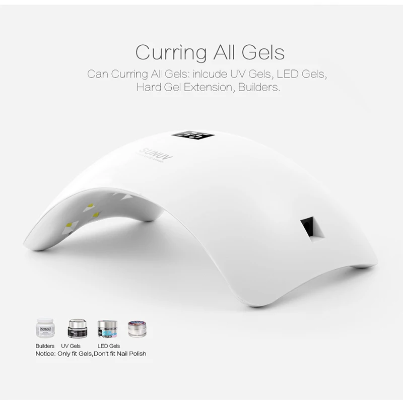 Preise SUNUV SUN8 FÜHRTE Nagel Trockner 48W Lampe Für Maniküre Einzigartige Niedrigen Wärme Modus Nagel Gel Trockner Für Nagellack kunst Werkzeuge