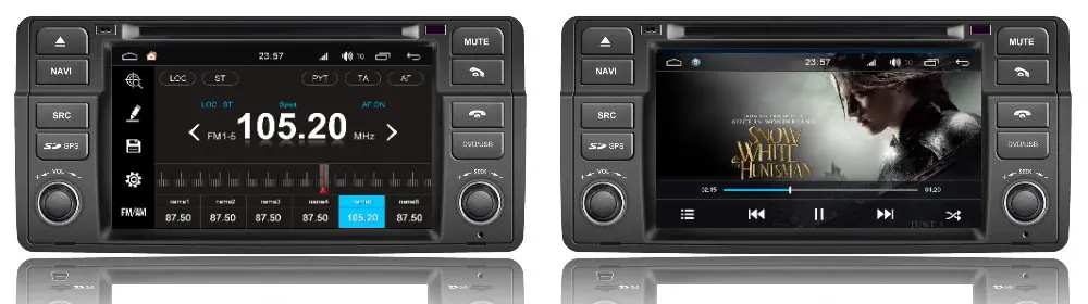 Excellent Auto DVD Player GPS Navigation For BMW E46 M3 2000-2006 Car Android Multimedia System HD Screen Radio Stereo Head Unit 7