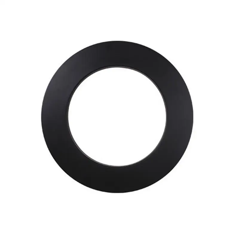Черный красный темно-синий ПУ Дартс мишень Дартс защитное кольцо Дартс диск фиксатор настенный защитный круг прочный - Цвет: Black
