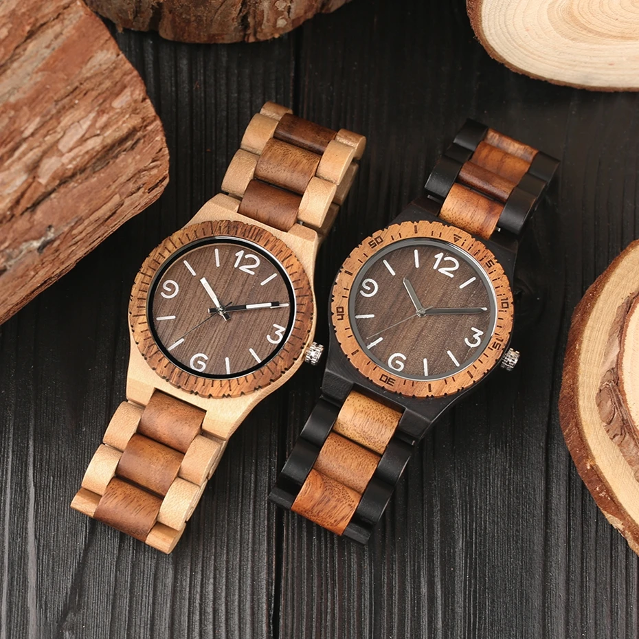 Minimalist Retro Full Wooden Watches Women Men Bamboo Wood Bracelet Fashion Creative Quartz Wristwatch Handmade Gifts Clock Hour 2018 (13)
