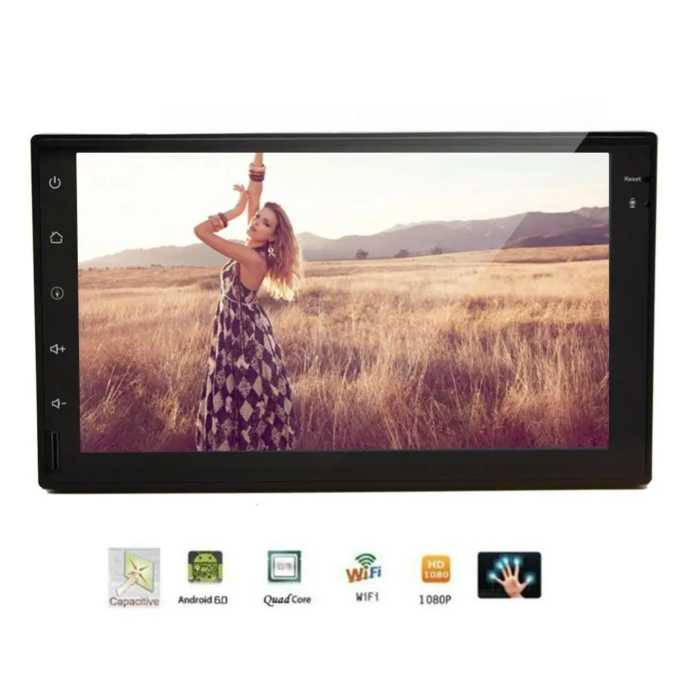 Android 6 0 Car Stereo two 2 Din in Dash GPS Navigation gps font b Radio