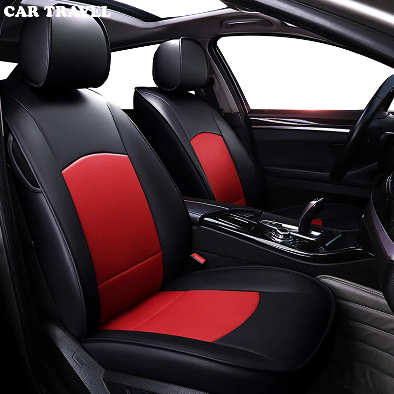 CAR TRAVEL custom real leather car seat covers for Volkswagen vw UP scirocco R36 Multivan Caravelle Sharan Variant GOLF Passat | Автомобили