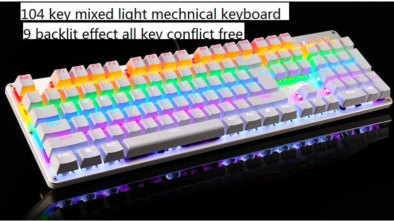 104 key white