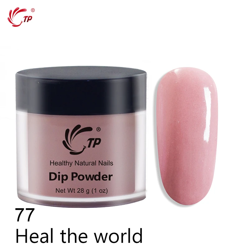 TP 28g/1oz Dip powder Nail colorful no lamp cure Natural dry easy diy Autumn Winter color powder salon for diping non-yellowing