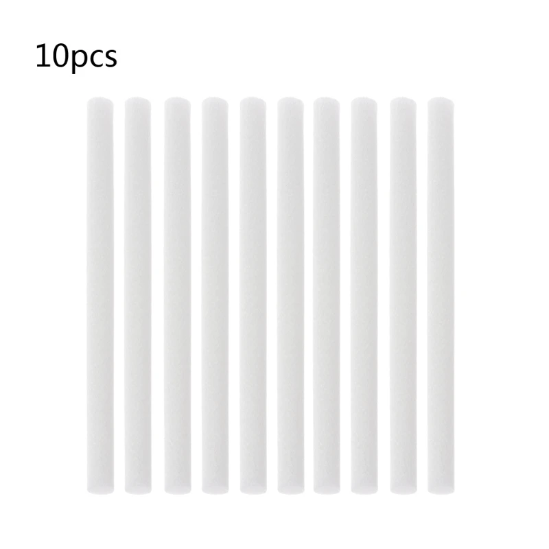 10Pcs 10mmx170mm Humidifiers Filters Cotton Swab for Humidifier Aroma Diffuser