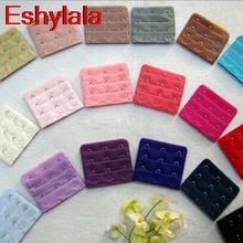 Eshylala-высокое качество, 1 шт., Женский полезный бюстгальтер, крючки на бюстгалтер для регулировки размера, удлинитель, 3 крючка, 3 ряда, Регулируемая пряжка для ремня, доступны разные цвета