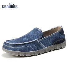 

CIROHUNER Men's Slip On Canvas Boat Shoes Loafers Penny Flats Lightweight Walking Sneakers