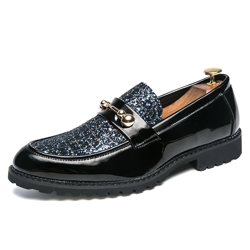 

2018 new men's business leather shoes leather shoes