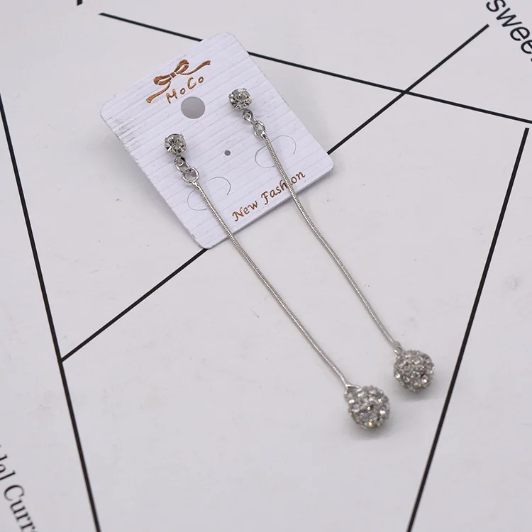 Fashion Ball Long Earrings for women