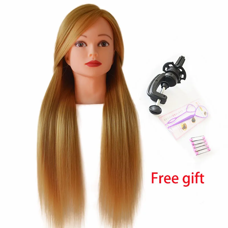 Comprare Vendita calda Parrucchiere Bambole Testa Per Intrecciare I Capelli Biondi Mannequin Testa Parrucca di Capelli Testa Femminile Parrucchiere Testa di Formazione