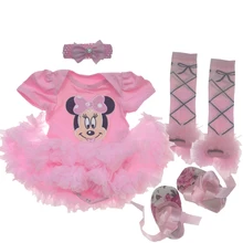 Baby Girl Clothing Sets short Sleeve Minnie heart Tutu Romper Superman suit infant clothing Bebe Birthday Party Costumes girl superman baby girl romper tutu romper dress jumpersuit headband 2pcs sets halloween party birthday cosplay new arrive