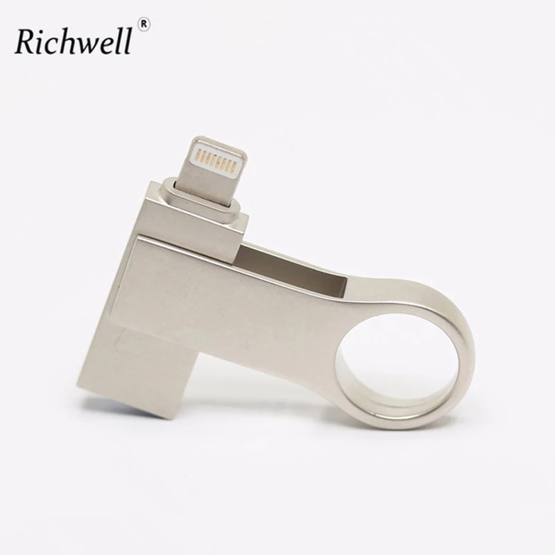 OTG Usb флэш накопитель 8 ГБ 16 32 64 Гб 128 HD карта памяти для iPhone X/8/7/7 Plus/6/6s/5/SE/ipad