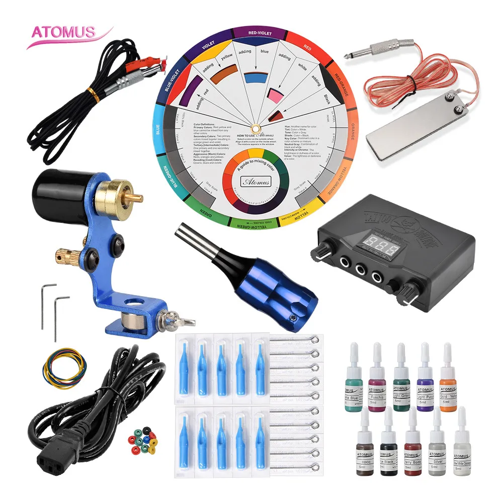 

Rotatory Tattoo Machines Tools Profissional Tatoo Tato Pro Maquina Para Rotativa Tattoo Pen Machine Set Complet Professionnelle