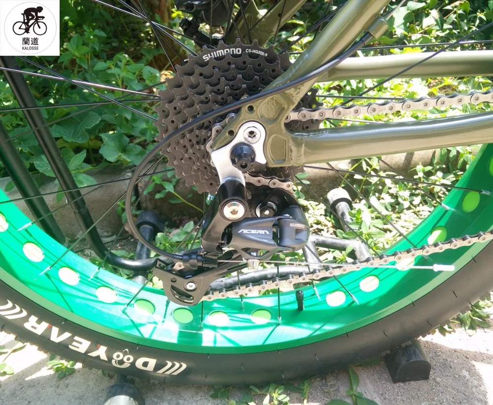 Clearance Kalosse   Adluts  Snow  bicycle ,M4000   air fork   26*4.0 tires  Hydraulic brakes  27 speed , beach  bike 1
