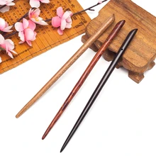 Varas de cabelo natural, vintage artesanal, velho sândalo, para mulheres, acessórios de casamento, minimalismo, joias para cabelo