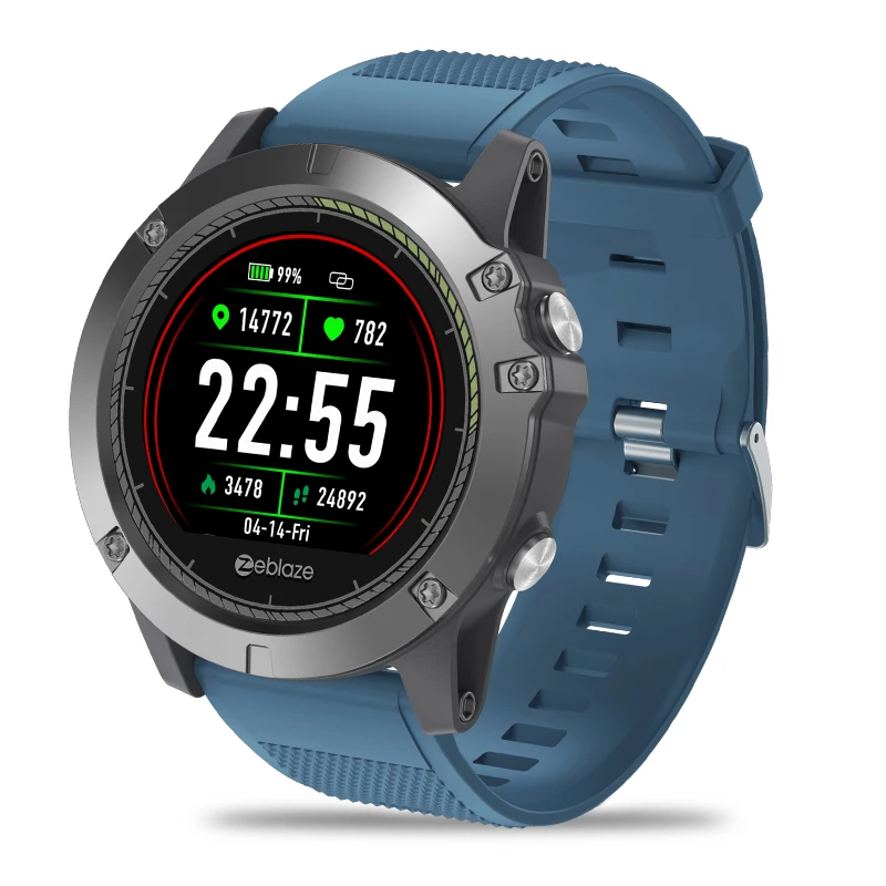 Новый Zeblaze VIBE 3 HR Спорт Смарт часы Bluetooth 4 0 IP67 Водонепроницаемый вызова сообщение