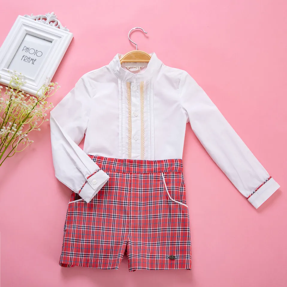 Pettigirl 2019 الخريف 2 Pcs الصبي مجموعة ملابس الطفل أزياء الأولاد قمصان بيضاء + شبكة السراويل الاطفال ازياء للأولاد B-DMCS011-B155 Pettigirl 2019 الخريف 2 Pcs الصبي مجموعة ملابس الطفل أزياء الأولاد قمصان بيضاء + شبكة السراويل الاطفال ازياء للأولاد B-DMCS011-B155