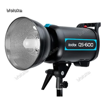 

Godox QS600 110V 220V 600W 600WS GN76 Photo Studio Flash Light Strobe Lighting 150W Modeling Lamp + Bowens Reflector CD50 T03