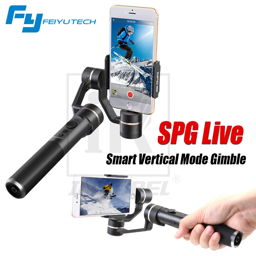 

Feiyutech newest SPG Live 3 axis brushless handheld gimbal stabilizer for smartphone iPhone horizontal vertical seamless switch