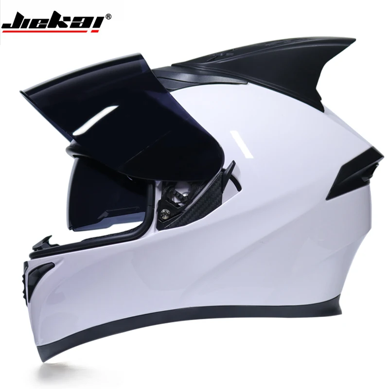 Jiekai Motocrycle шлемы зима лето полное лицо гонки мотокросса Защита Теплый мото