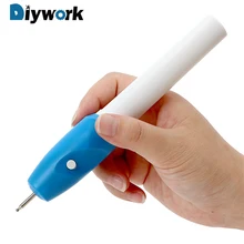 DIYWORK DIY резинки для ювелирных изделий из металлического стекла мини электрические гравировальные инструменты ручной работы гравер ручка
