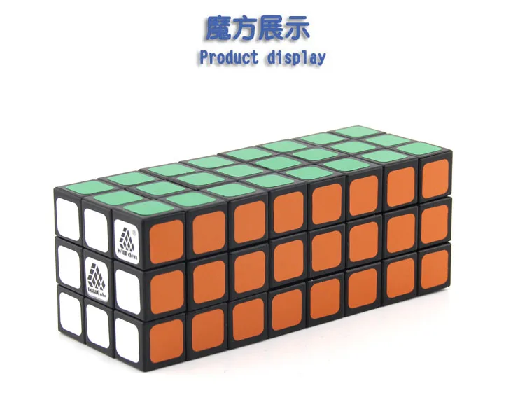 Witeden Cubo Mágico Cuboid Simétrico 1c 338 Magico Velocidade Profissional Neo Quebra-cabeça Kostka Antiestresse Brinquedos 3x3x8 3 High Quality Brinquedos e hobbies
