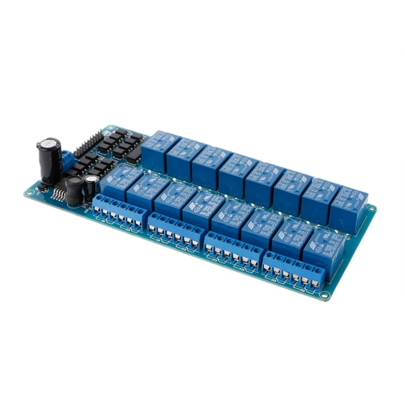 

16 Channel 5V Relay Shield Module For Arduino UNO 2560 128 ARM PIC AVR STM32 Electronic Relay Belt Optocoupler Insulation