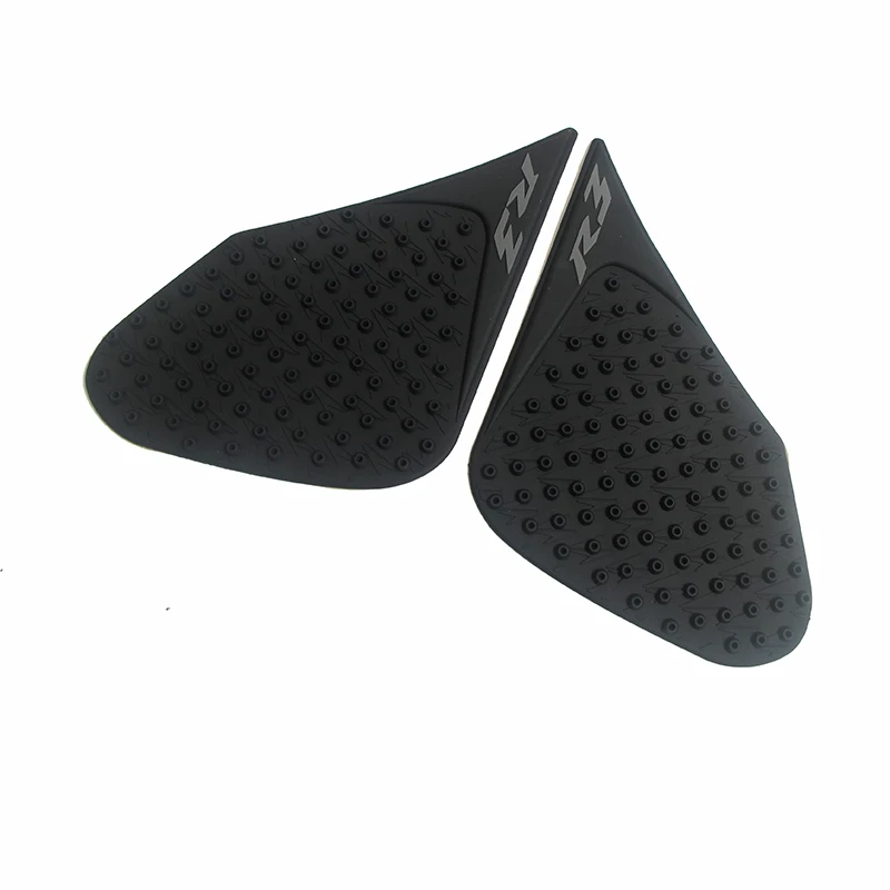 MTImport YZF R3 Anti slip Tank Pad Side Gas Knee Grip Traction Pads Sticker Decals For Yamaha R3 2014 2015 2016 (3)