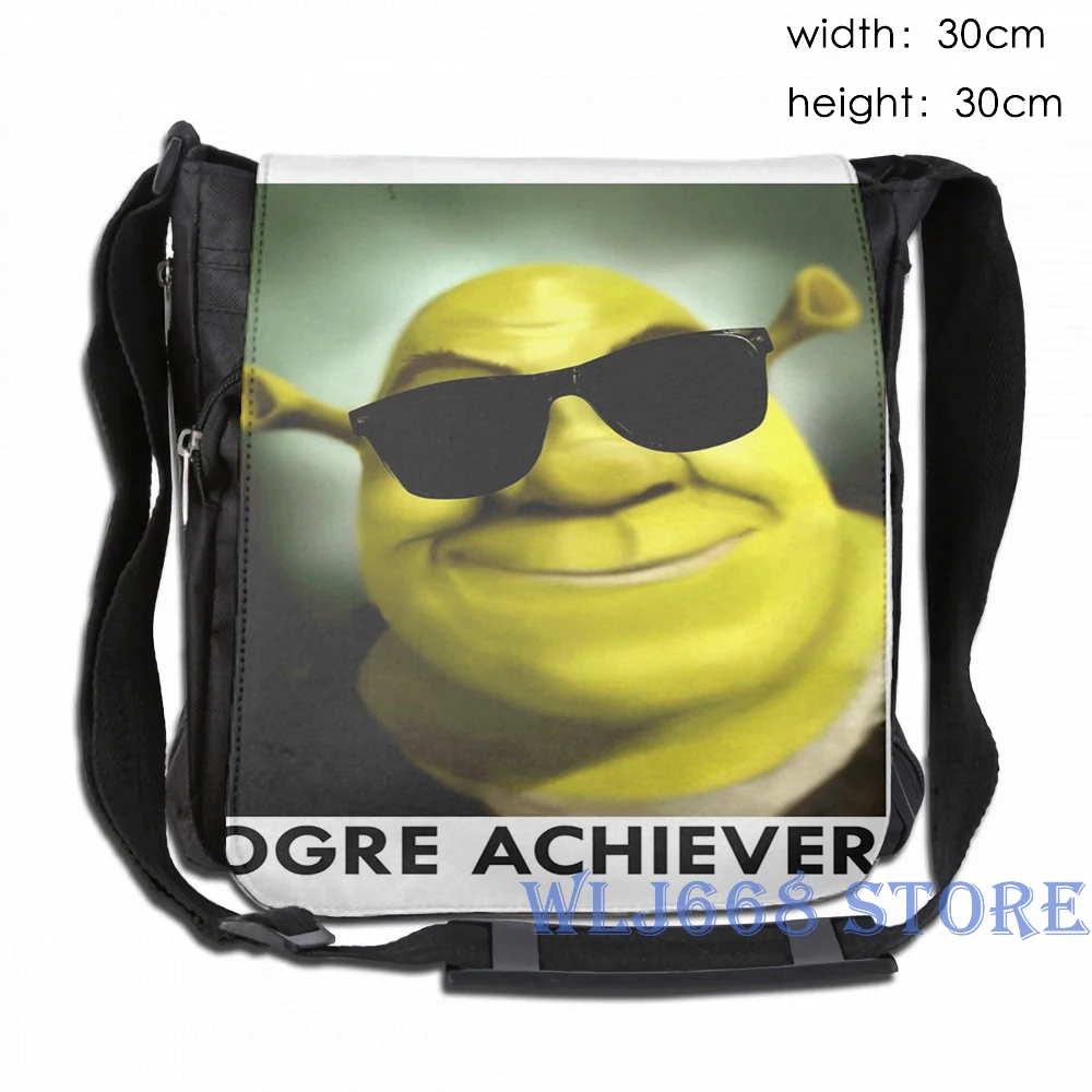 Забавные сумки на плечо с графическим принтом, женские сумки на одно плечо Shrek Ogre Achiever, дорожный рюкзак для мужчин, спортивная сумка - Цвет: One Size