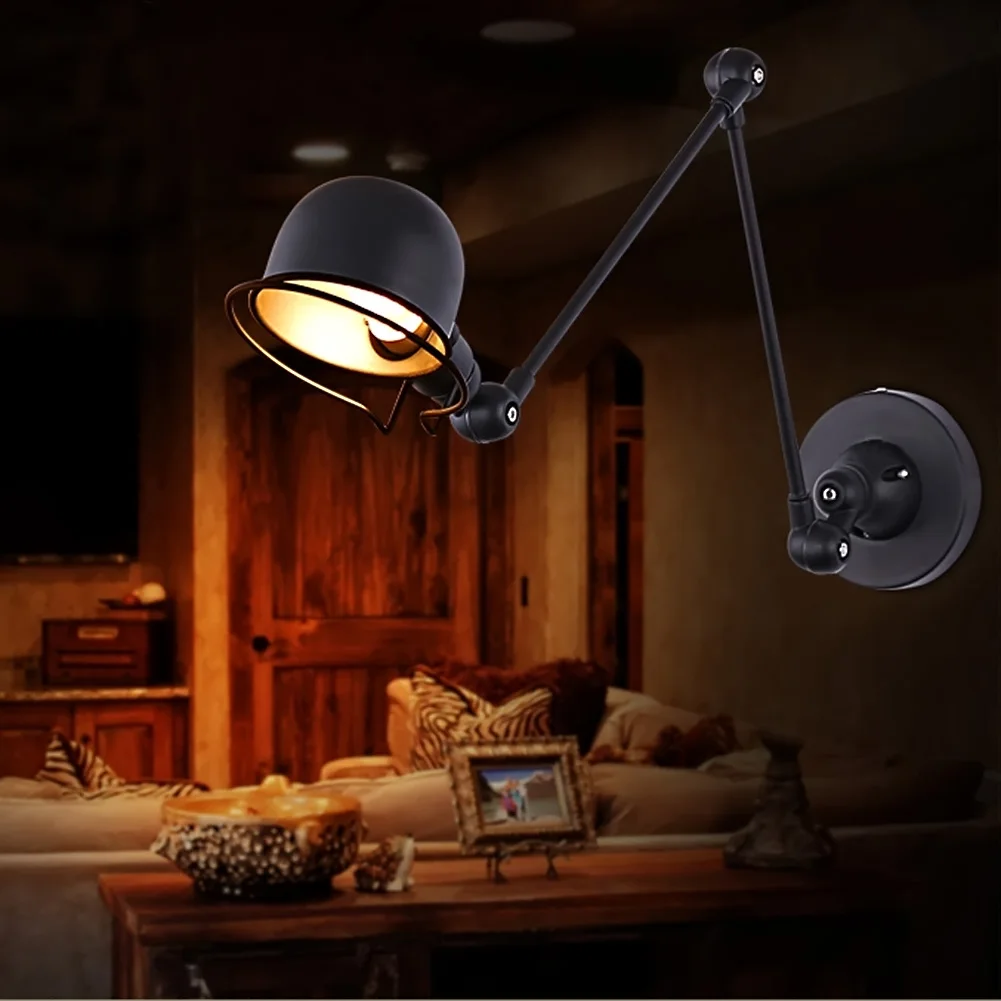 Aliexpress.com : Buy Retractable Wall Sconce Iron Wall Lamp Loft Vintage Telescopic Wall Sconces ...