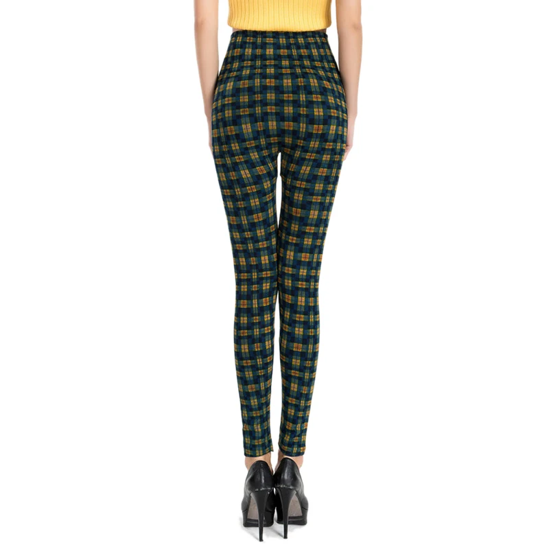 Fashion Sexy Slim Plaid Leggings for Women 2019 Big Size Office Lady High Waist Work Out Legging Fitness Legins Red Green Orange Fashion Sexy Slim Plaid Leggings for Women 2019 Big Size Office Lady High Waist Work Out Legging Fitness Legins Red Green Orange