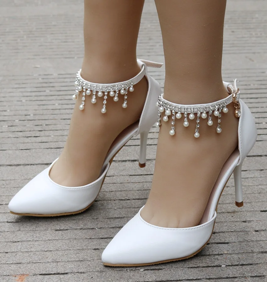 beaded bridal shoes