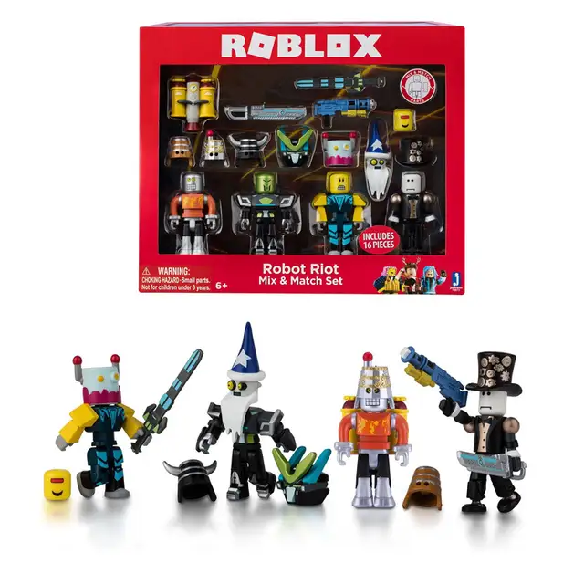 Us 681 18 Offroblox Champions Of Roblox Action Figure 6 Pack Set Roblox Robot Characters Games Series 1 2 Playset Figurines Christmas Toys In - 