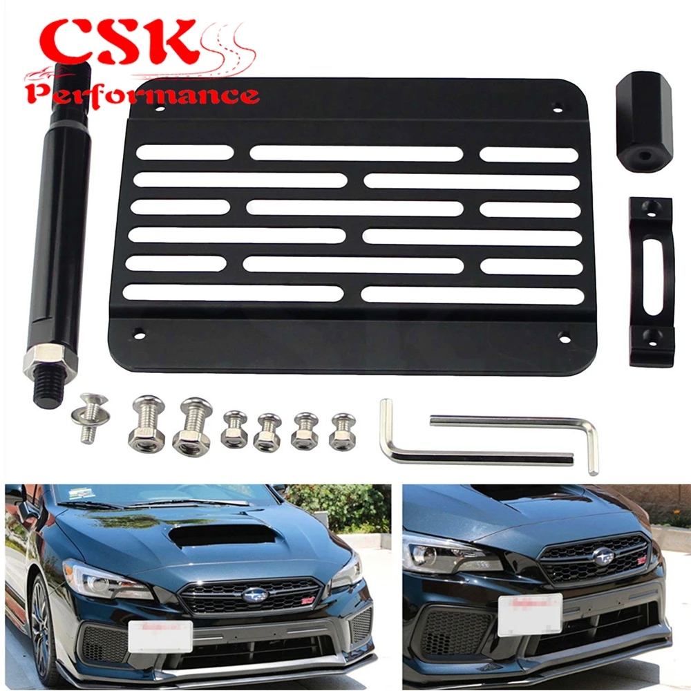 Fits For 2013 up Subaru BRZ / Scion FR S Bumper Tow Hook License Plate