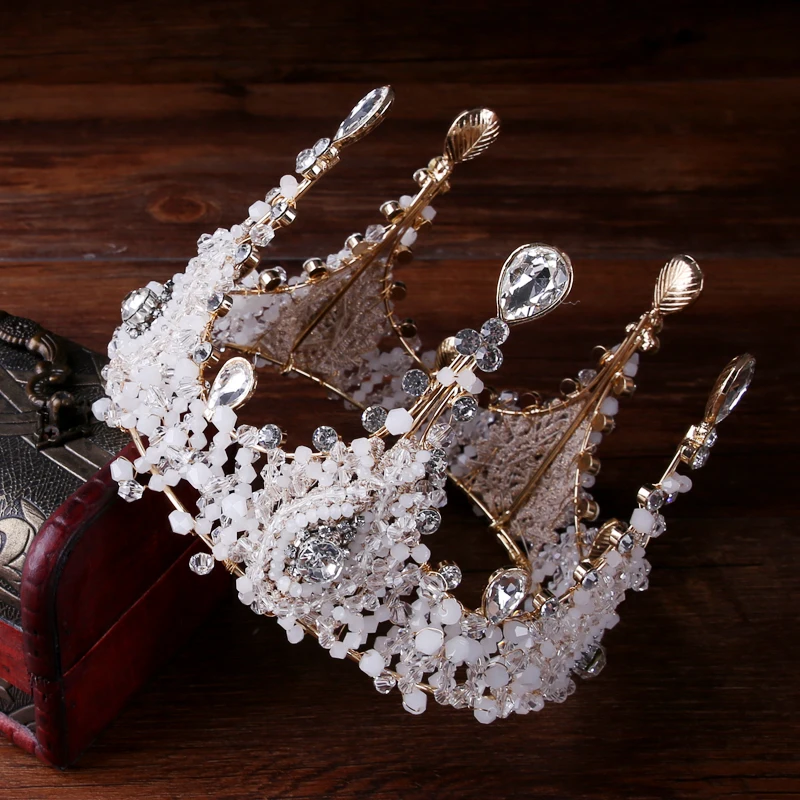 New Fashion Jewelry Charm European Loyal Crown Jewelry Wholesale Crystal Tiaras and Crowns For