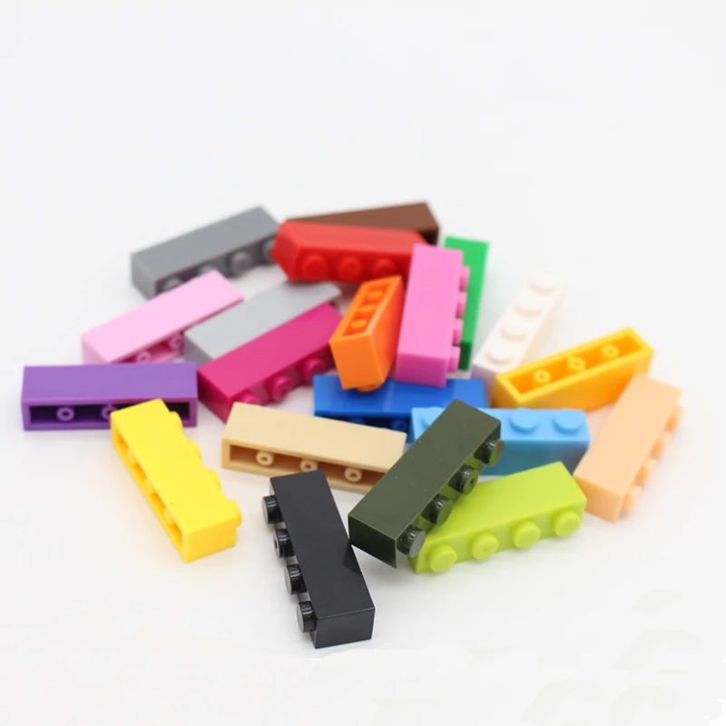 Строительный кирпич 1x4 ( 3h ) 3010 Moc креативный сделай сам просвечивающие базовые