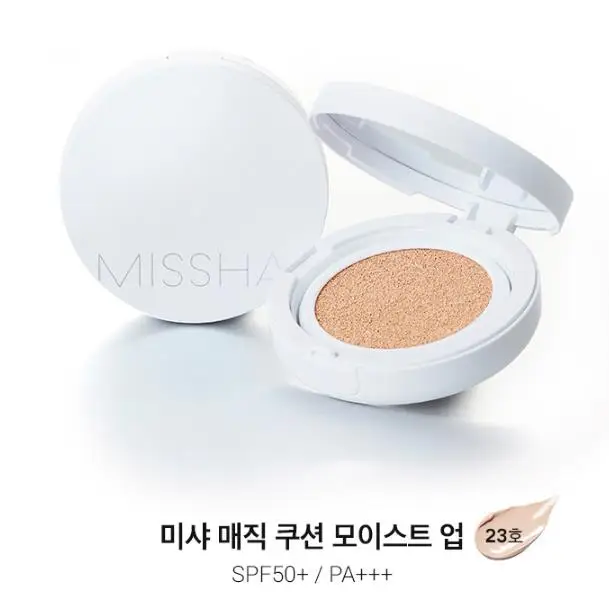 MISSHA Magic Cushion Moisture SPF50+ (#21 #23 Refill )Cushion Whitening ...