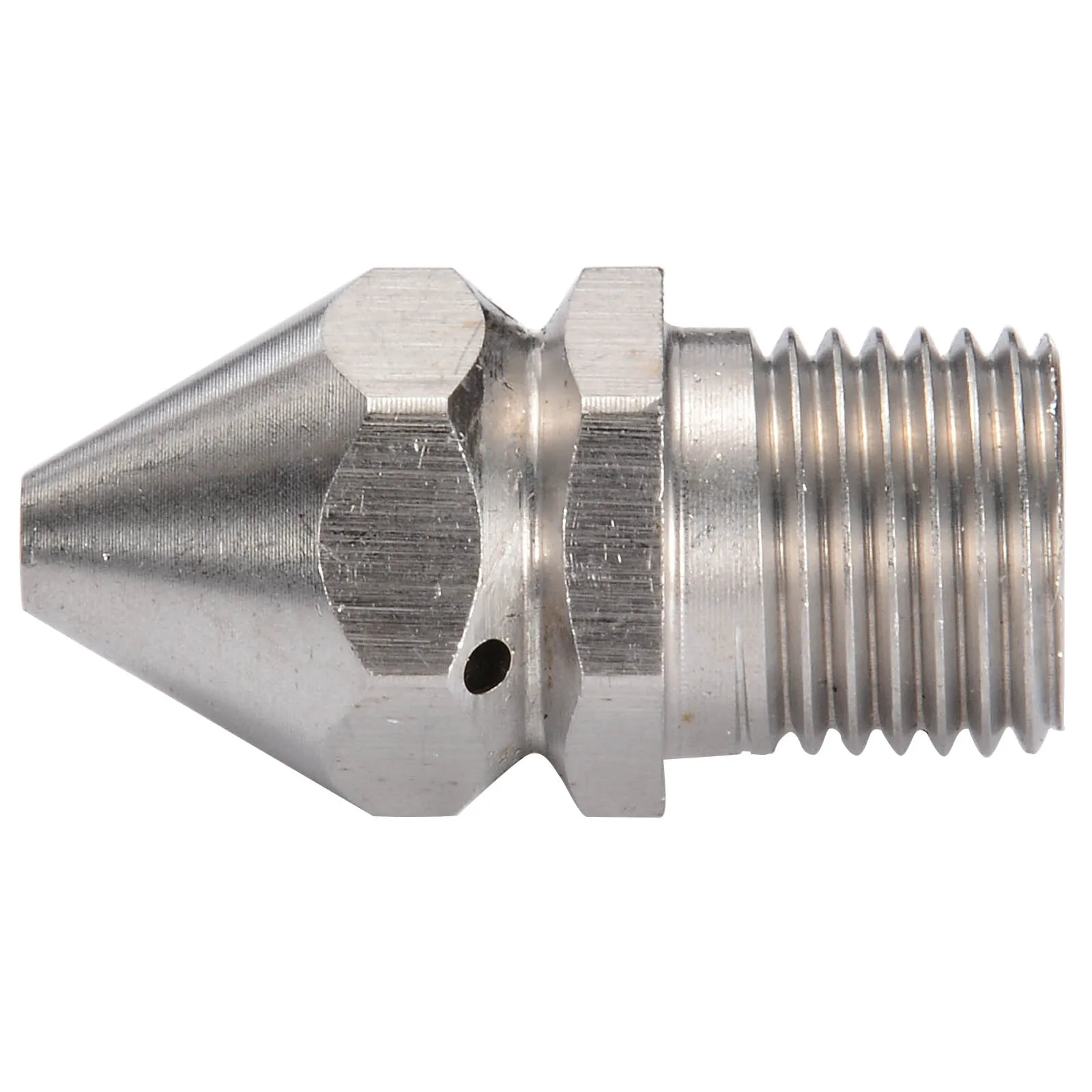 1pc Cleaning Nozzle 4 Jet 1/4''M 4.5 Pressure Washer Drain Sewer Cleaning Pipe Jetter Spray Nozzle Mayitr Cleaning Accessory