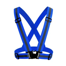 Открытый светоотражающий жилет высокая видимость Регулируемая безопасность спортивная одежда высокого качества